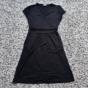 Boden Lola Black Jersey Dress